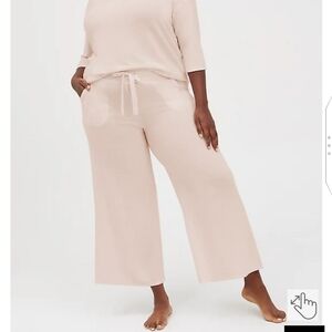🆕️  2X SOFT PINK WIDE LEG SLEEP PANT - SUPER SOFT PLUSH
